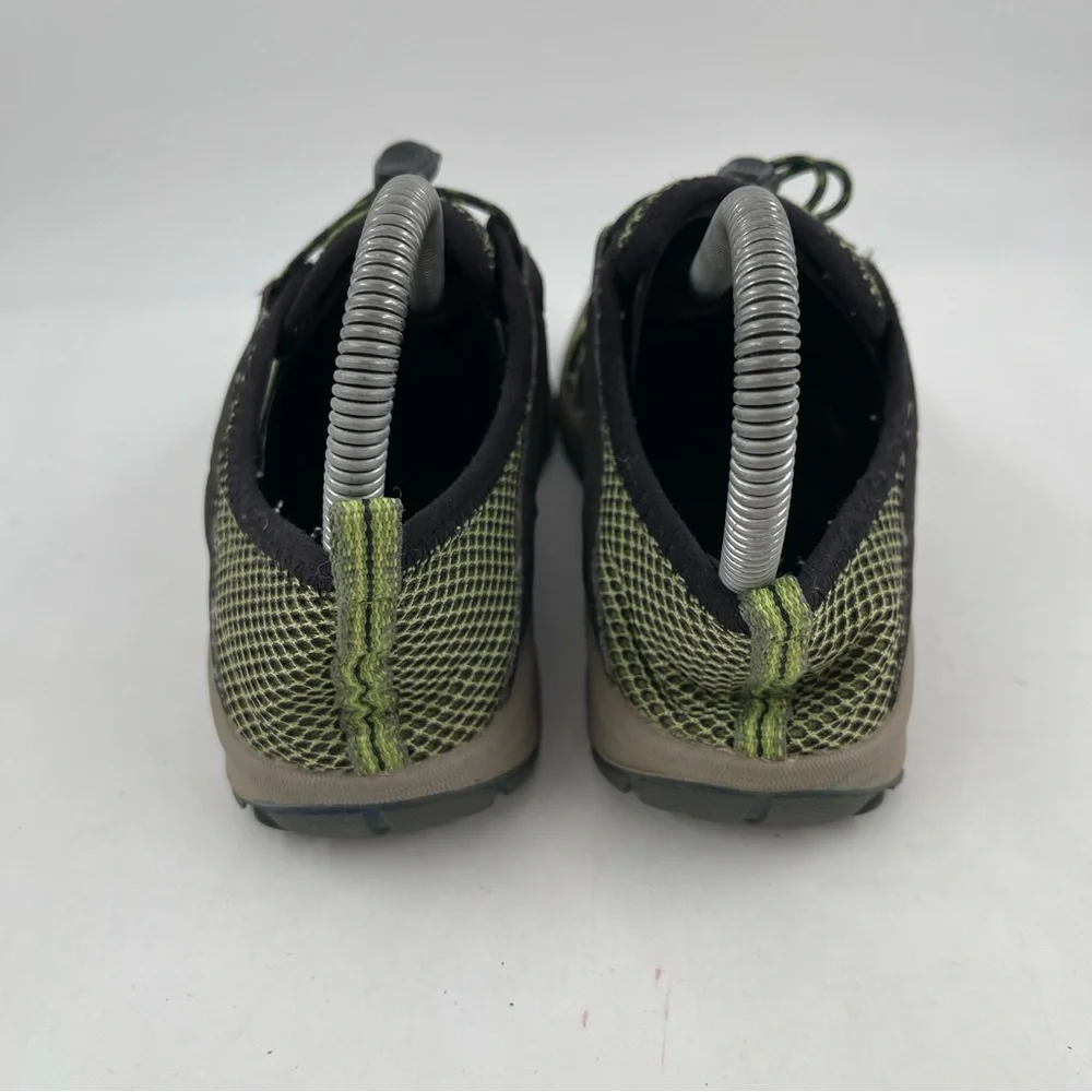 Chaco Unisex Kid’s Outcross 2 Green Black Hiking Water Shoes - Size 4 Youth